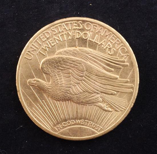 A USA 1924 St-Gaudens gold 20 dollars,